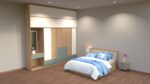 Tủ quần áo kết hợp bàn trang điểm - Ảnh 4